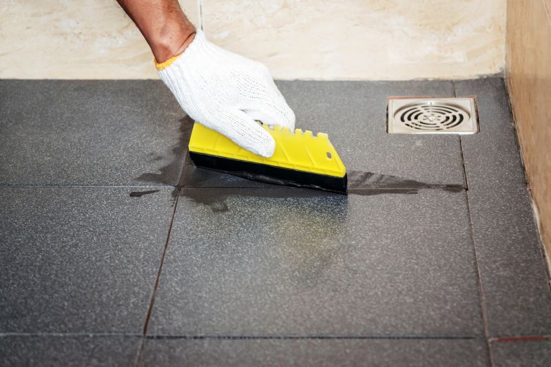 Repaired Grout Sections